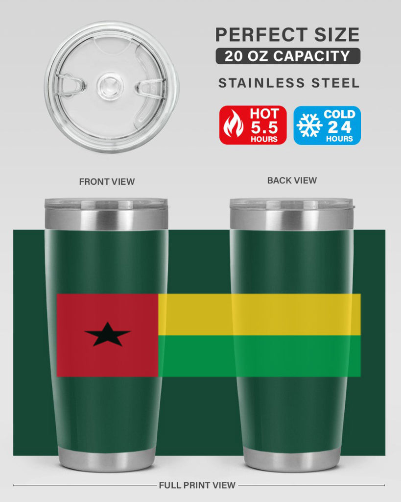 GuineaBissau 128#- world flags- Tumbler