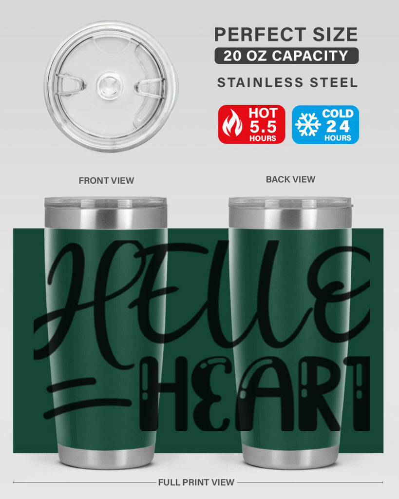 HELLO HEART  220#- spring- Tumbler