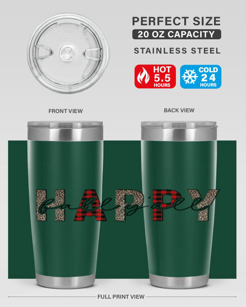Happy Fall Y all 228#- fall- Tumbler