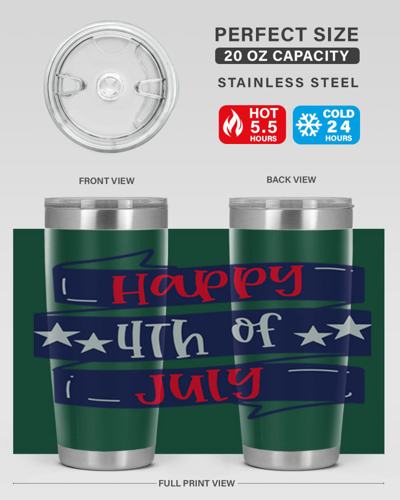 Happy th Of July Style 154#- Fourt Of July- Tumbler