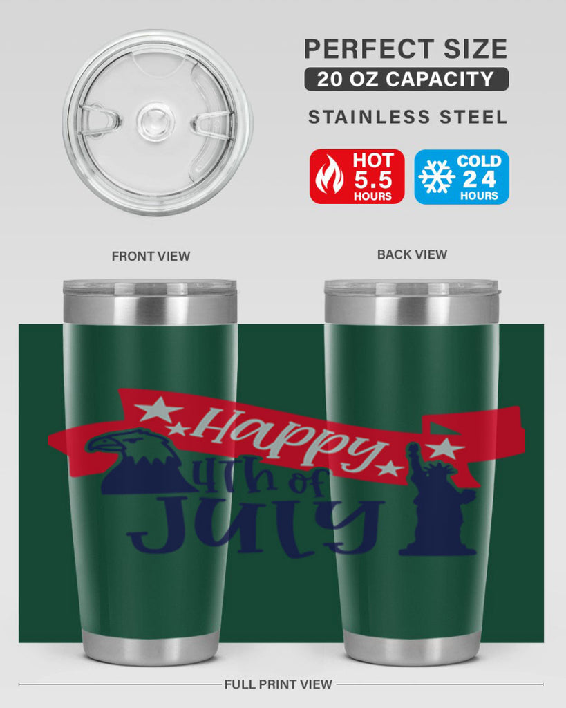 Happy th Of July Style 156#- Fourt Of July- Tumbler