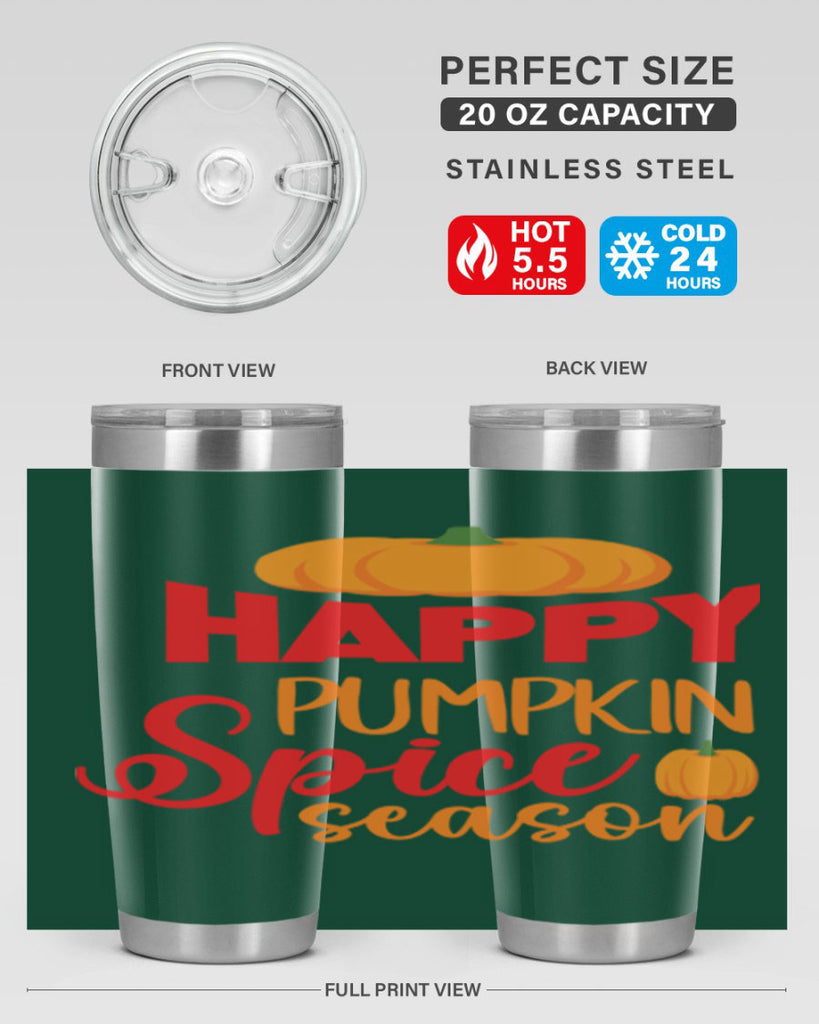 HappyPumpkinSpiceSeason 259#- fall- Tumbler