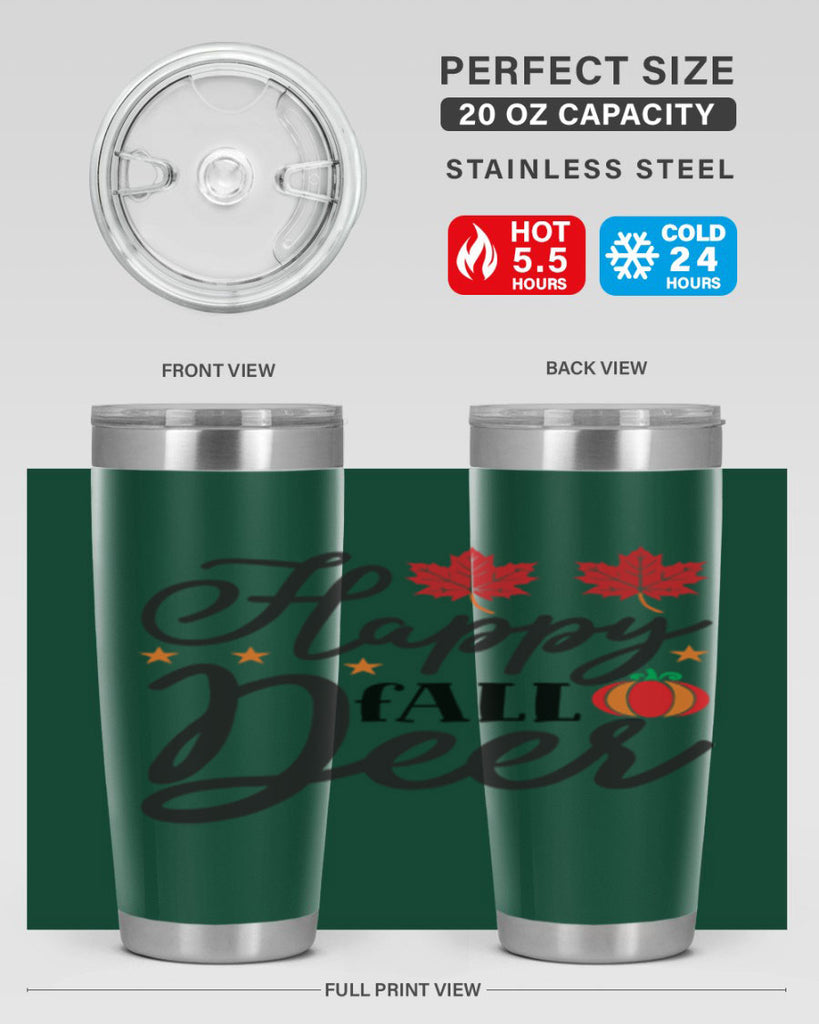 Happyfalldeer 254#- fall- Tumbler