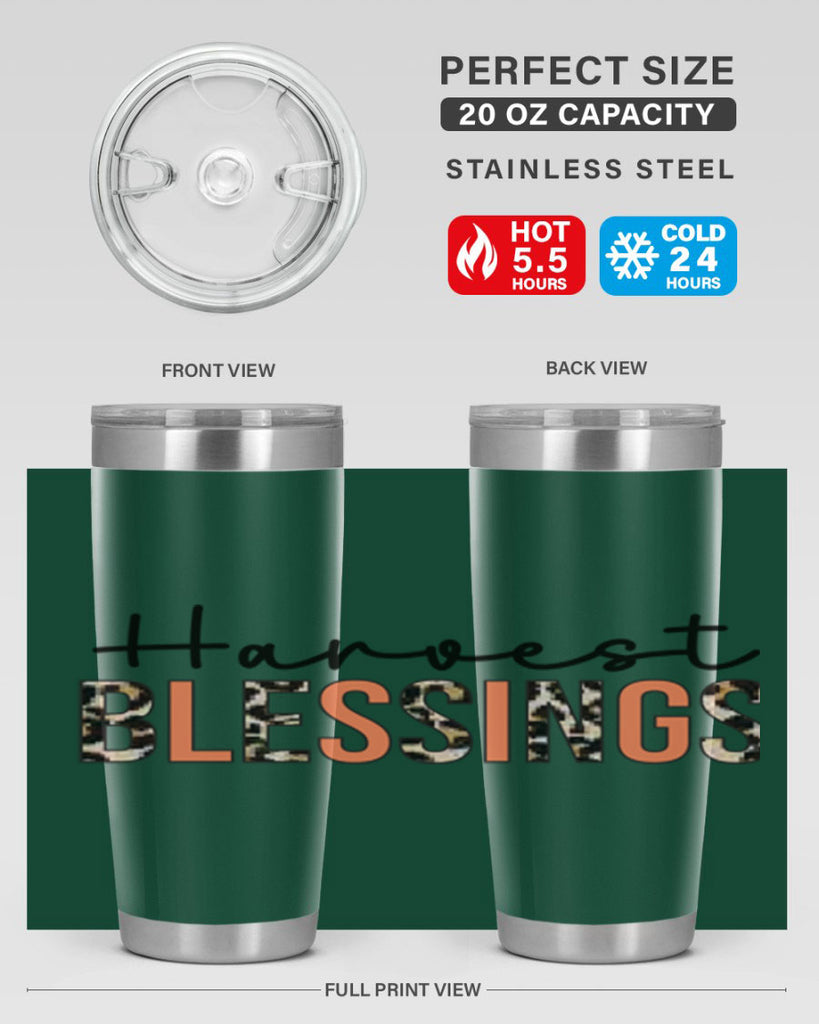 Harvest blessings 263#- fall- Tumbler