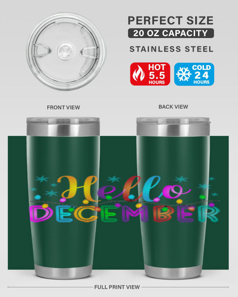 Hello December Winter 177#- winter- Tumbler
