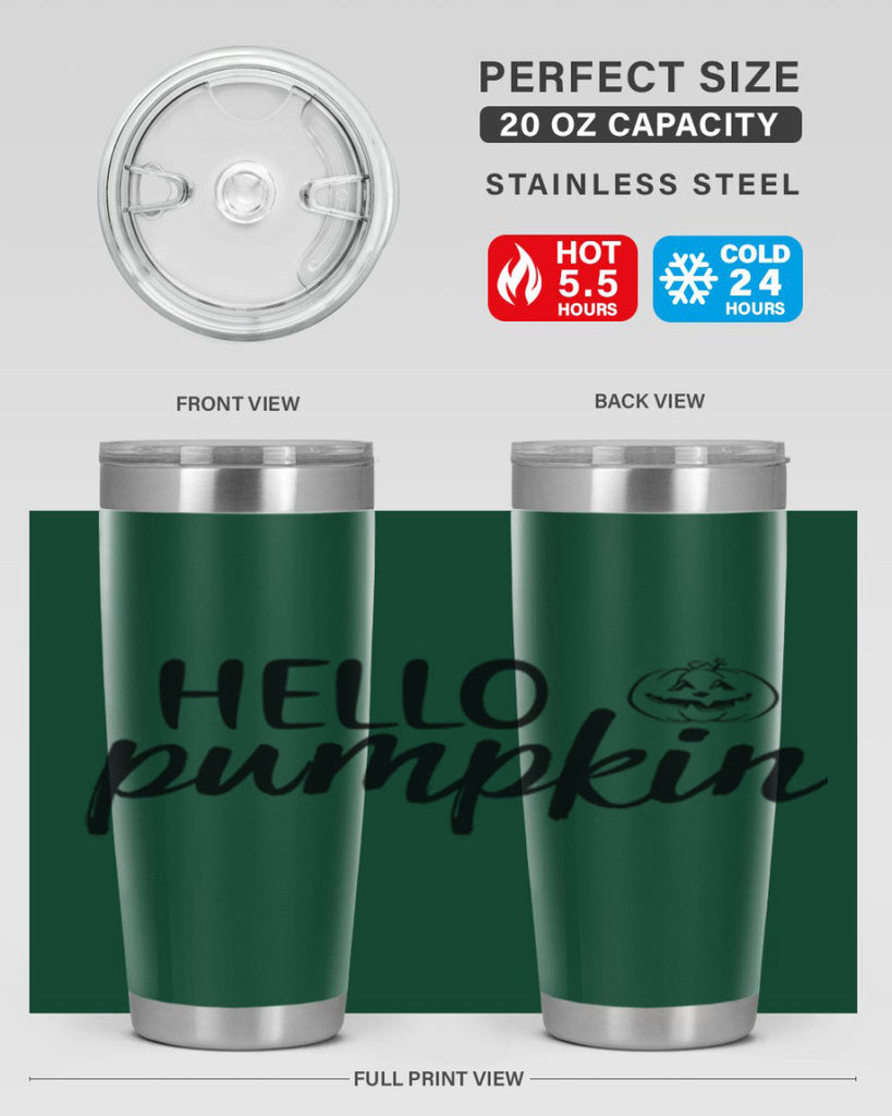 Hello Pumpkin 286#- fall- Tumbler