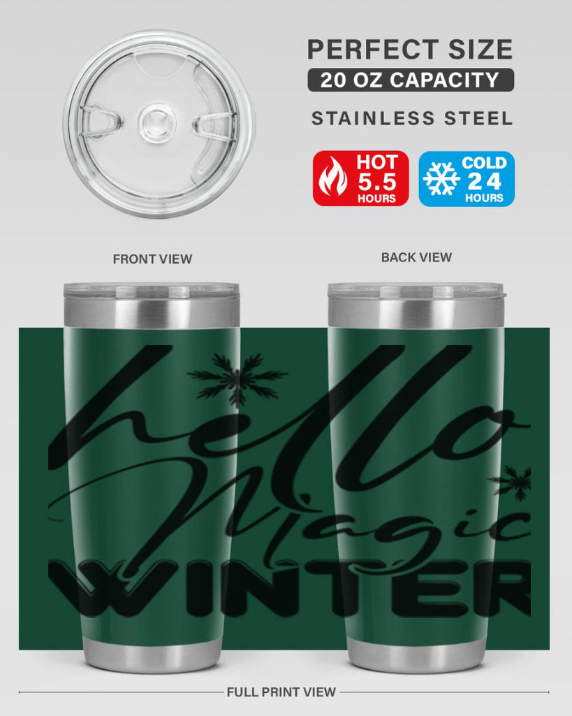 Hello magic winter 178#- winter- Tumbler