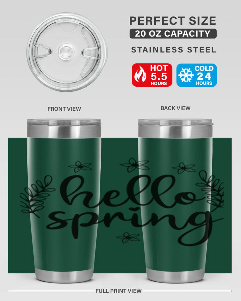 Hello spring design  221#- spring- Tumbler