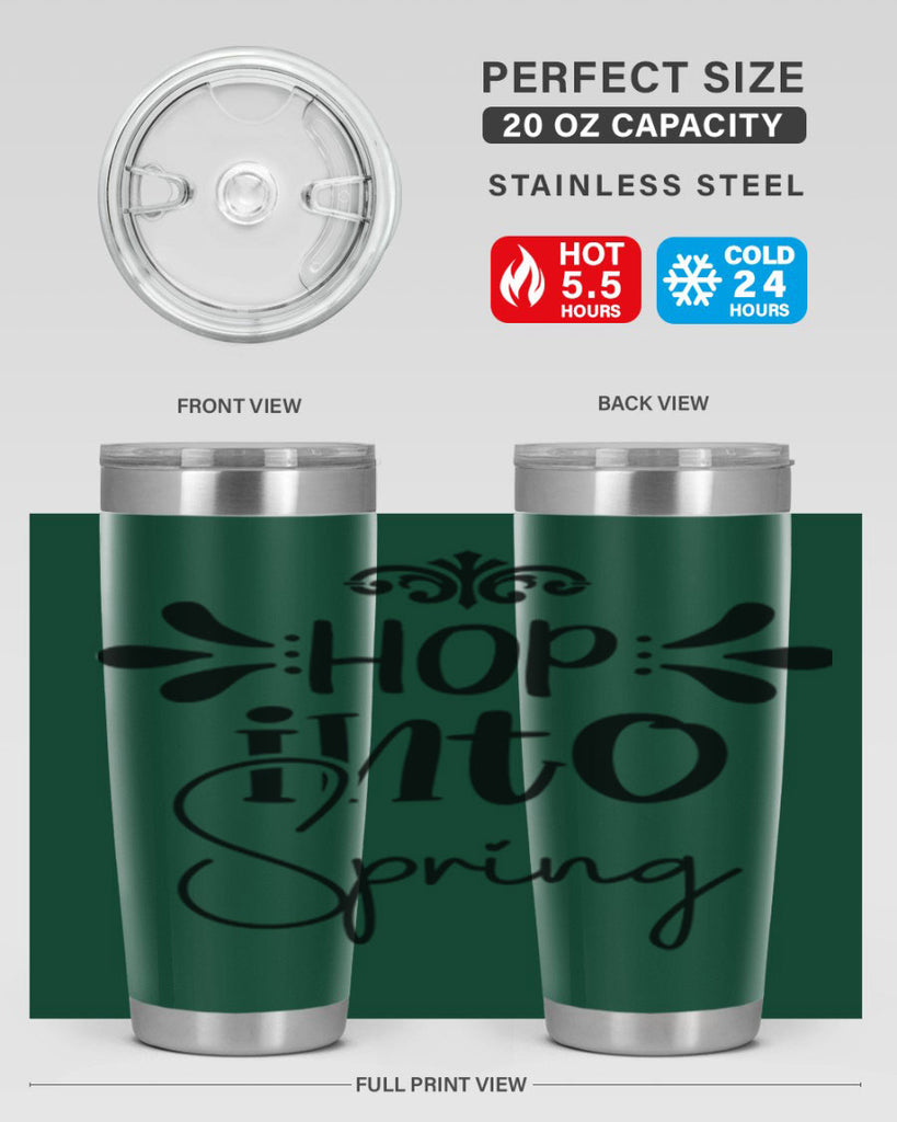 Hop into Spring 247#- spring- Tumbler