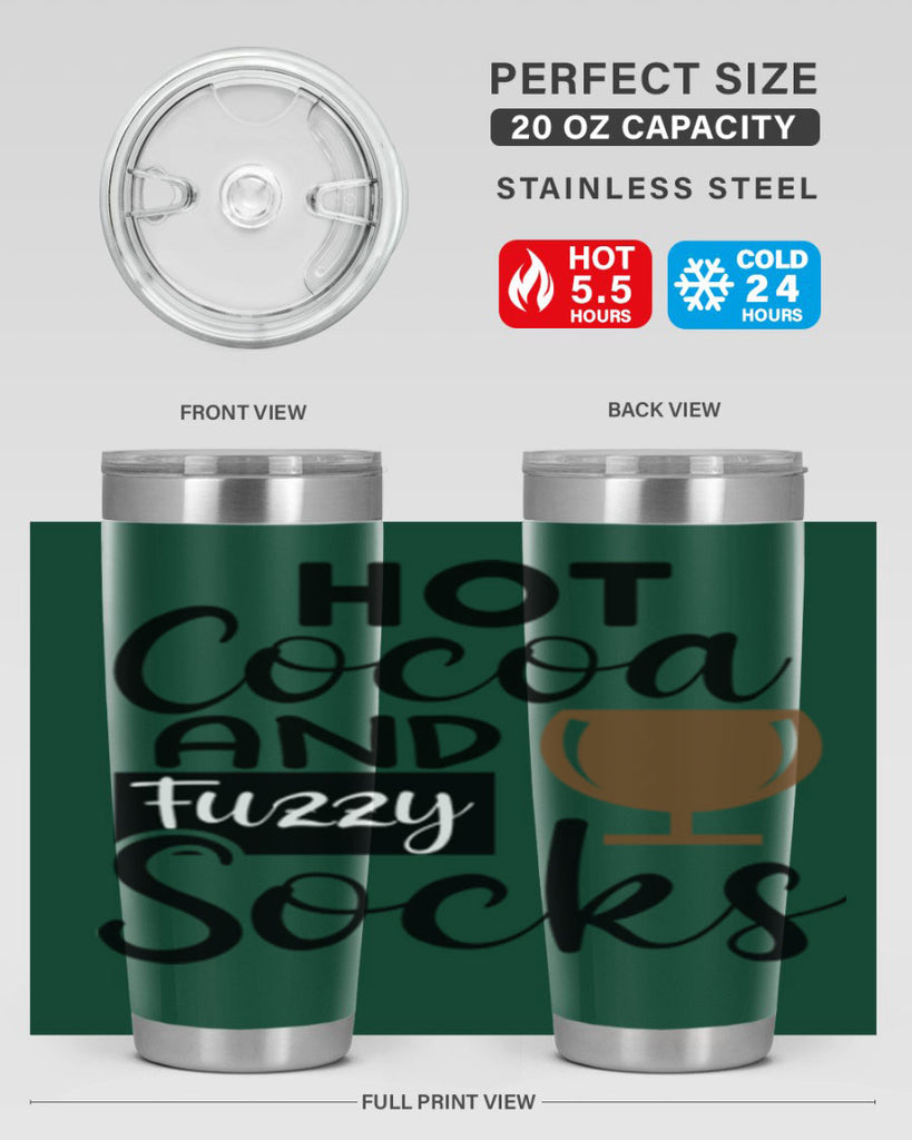 Hot Cocoa And Fuzzy Socks 218#- winter- Tumbler