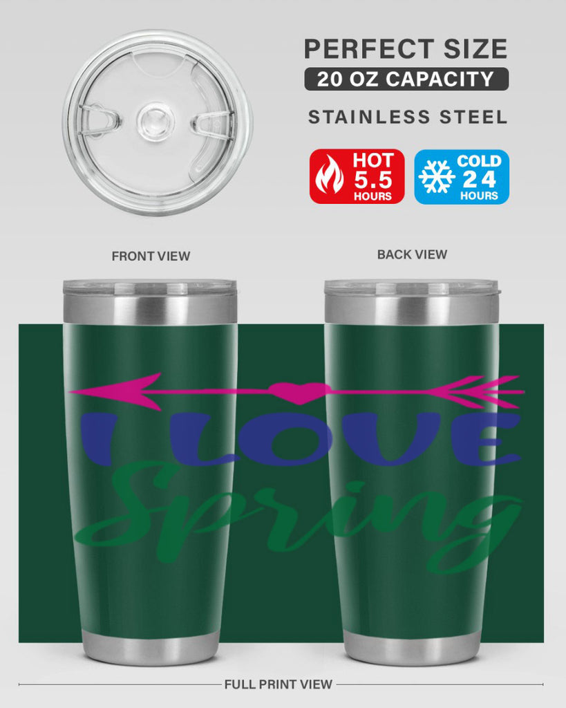 I Love Spring 272#- spring- Tumbler