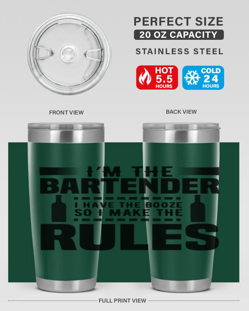 I am the Bartender Style 2#- bartender- tumbler
