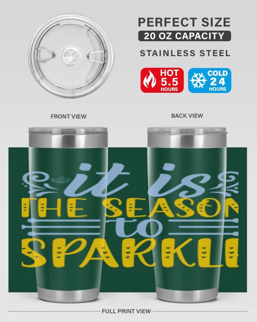 It is the season to sparkle256#- winter- Tumbler