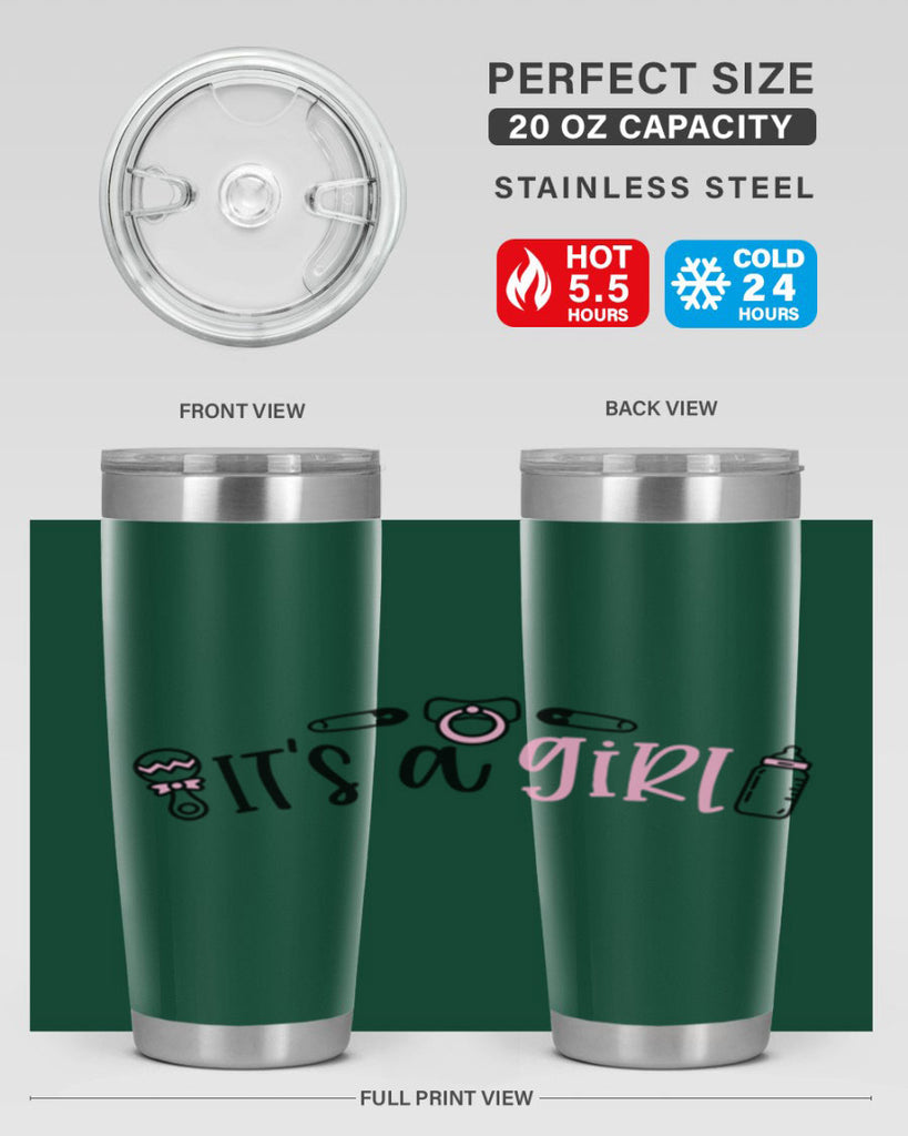 Its A Girl Style 78#- baby- tumbler