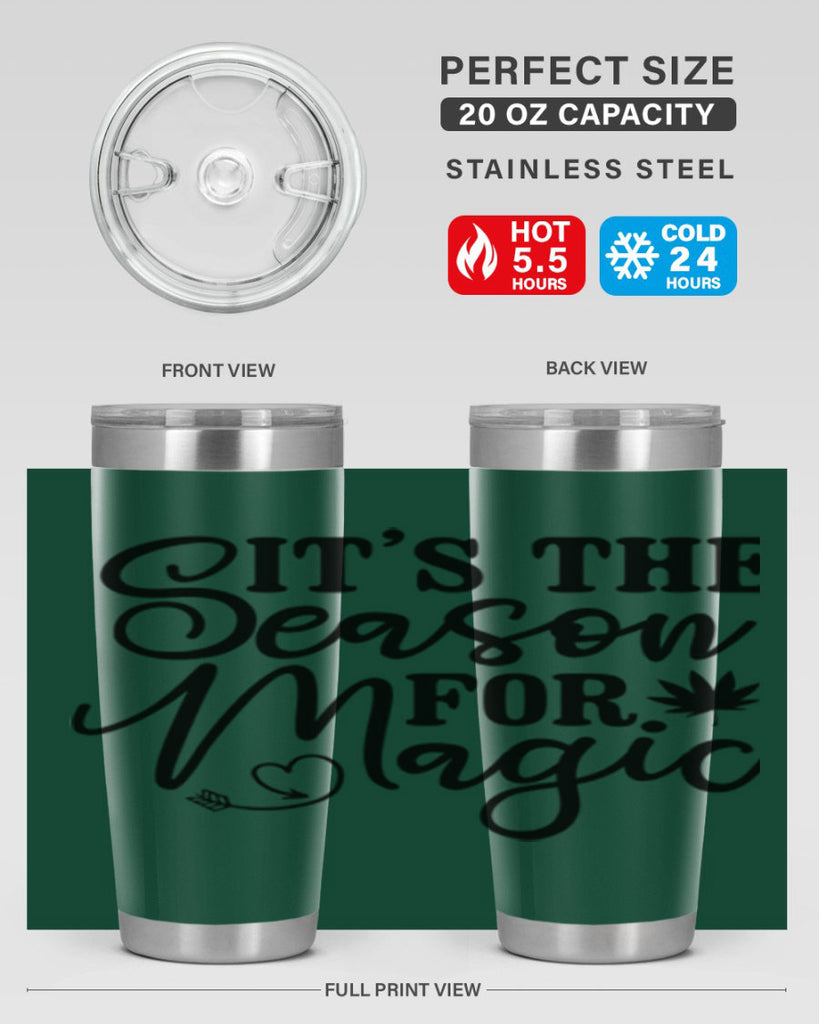 Its The Season For Magic 259#- winter- Tumbler
