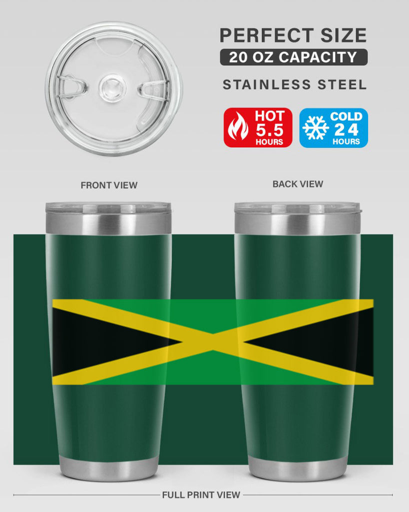 Jamaica 114#- world flags- Tumbler