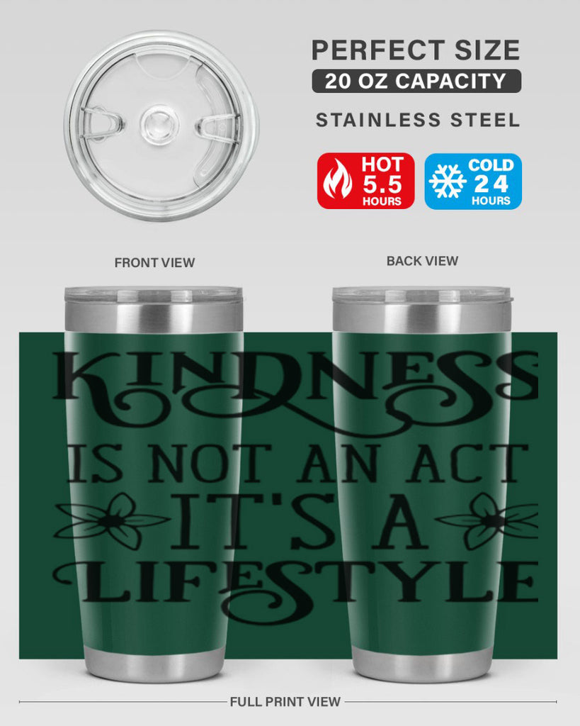 Kindness is not an act 295#- spring- Tumbler