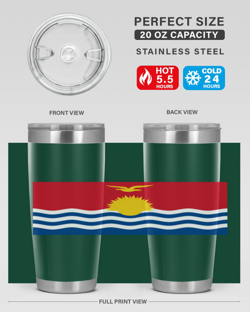 Kiribati 109#- world flags- Tumbler