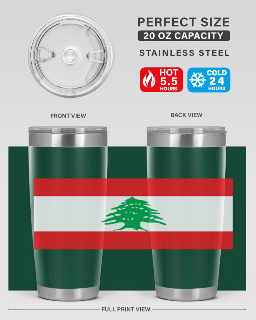 Lebanon 103#- world flags- Tumbler