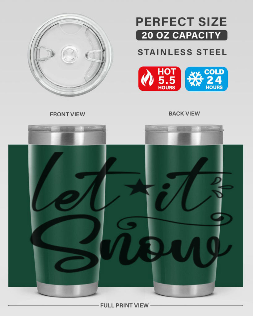 Let it snow 292#- winter- Tumbler