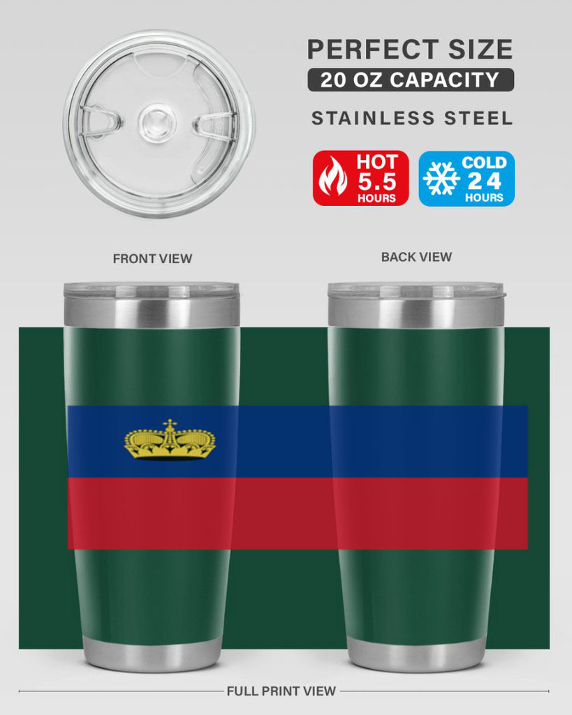 Liechtenstein 99#- world flags- Tumbler