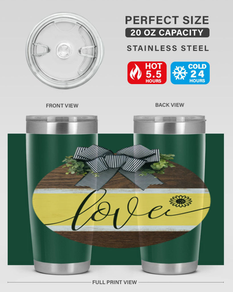 Love and daisy Mockup326#- spring- Tumbler
