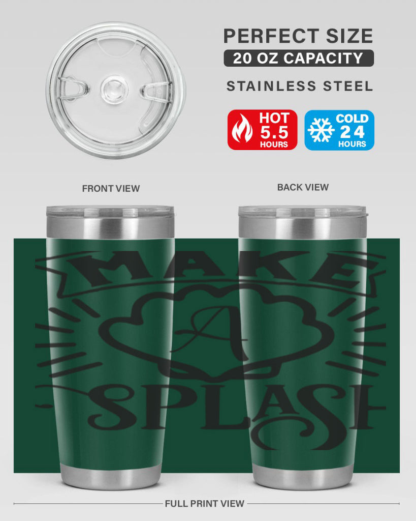 Make a splash 312#- mermaid- Tumbler