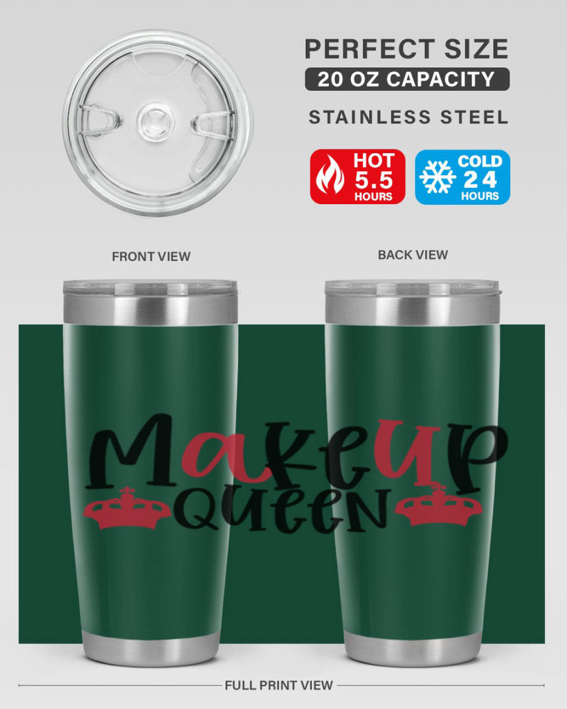 Makeup Queen design Style 223#- make up- Tumbler
