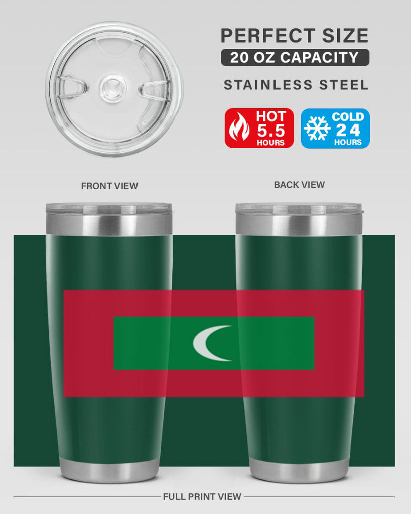 Maldives 93#- world flags- Tumbler
