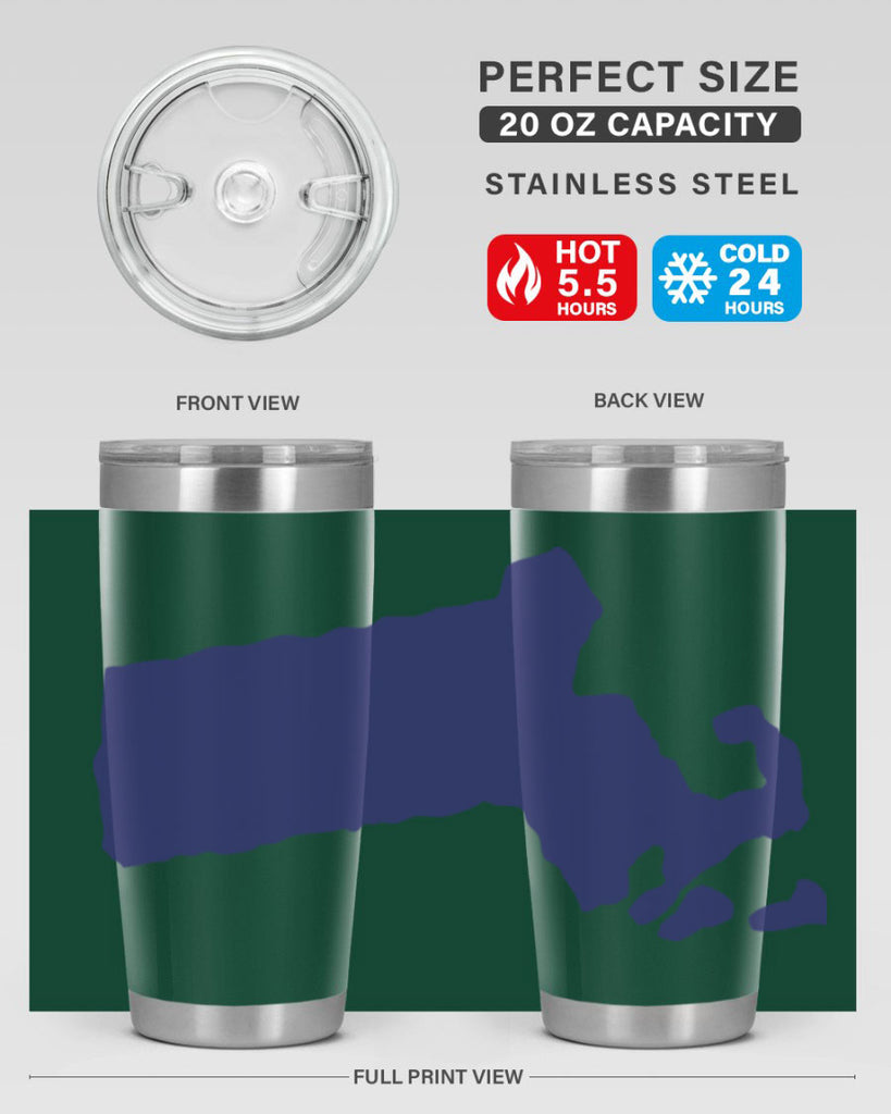 Massachusetts 30#- stateflags- Tumbler