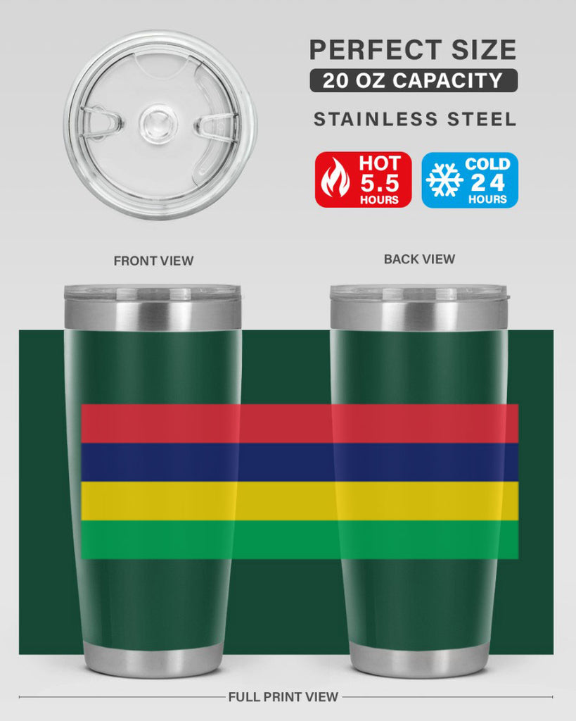 Mauritius 88#- world flags- Tumbler