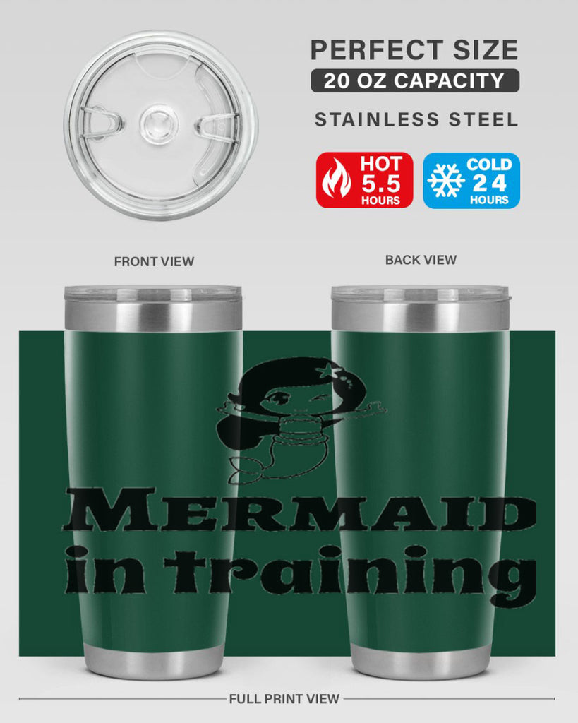 Mermaid in training 422#- mermaid- Tumbler