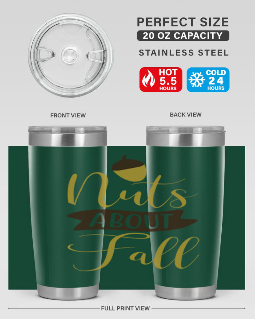 Nuts About Fall 442#- fall- Tumbler