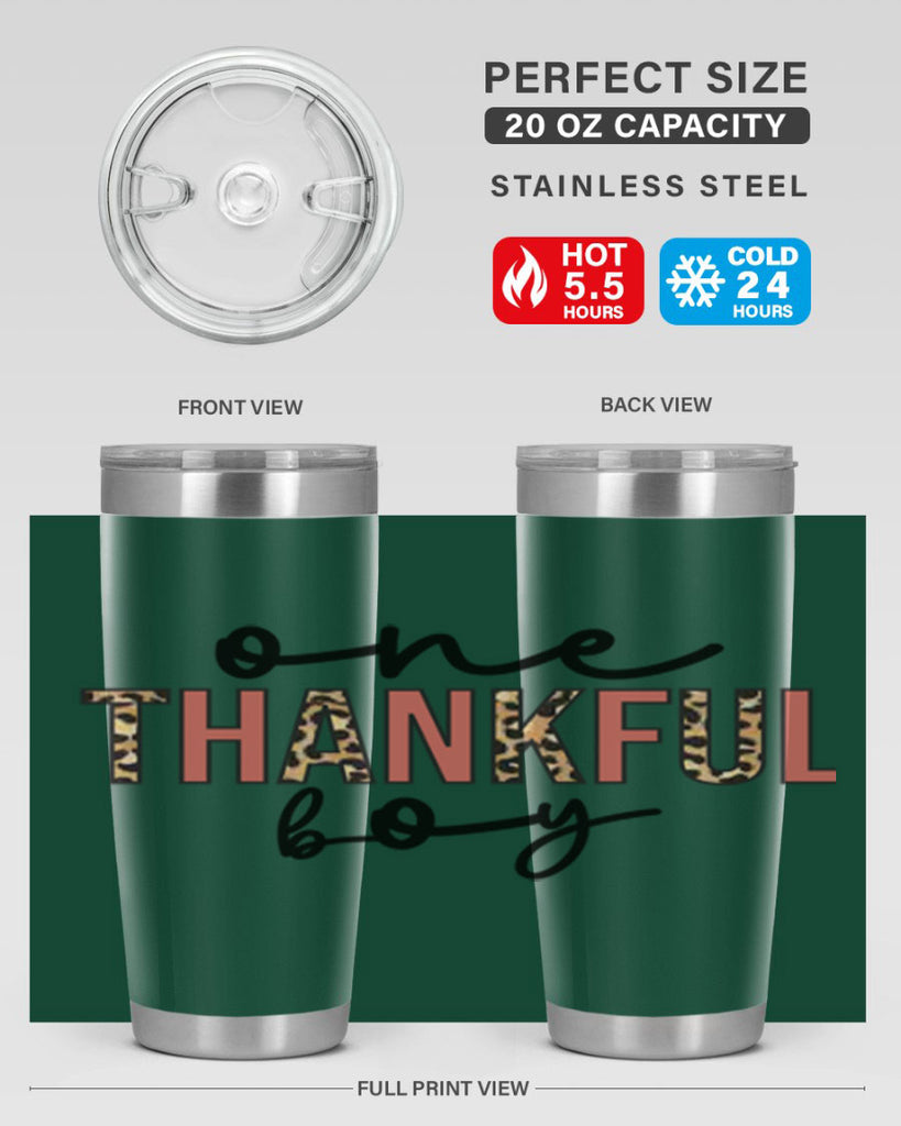 One thankful boy 462#- fall- Tumbler