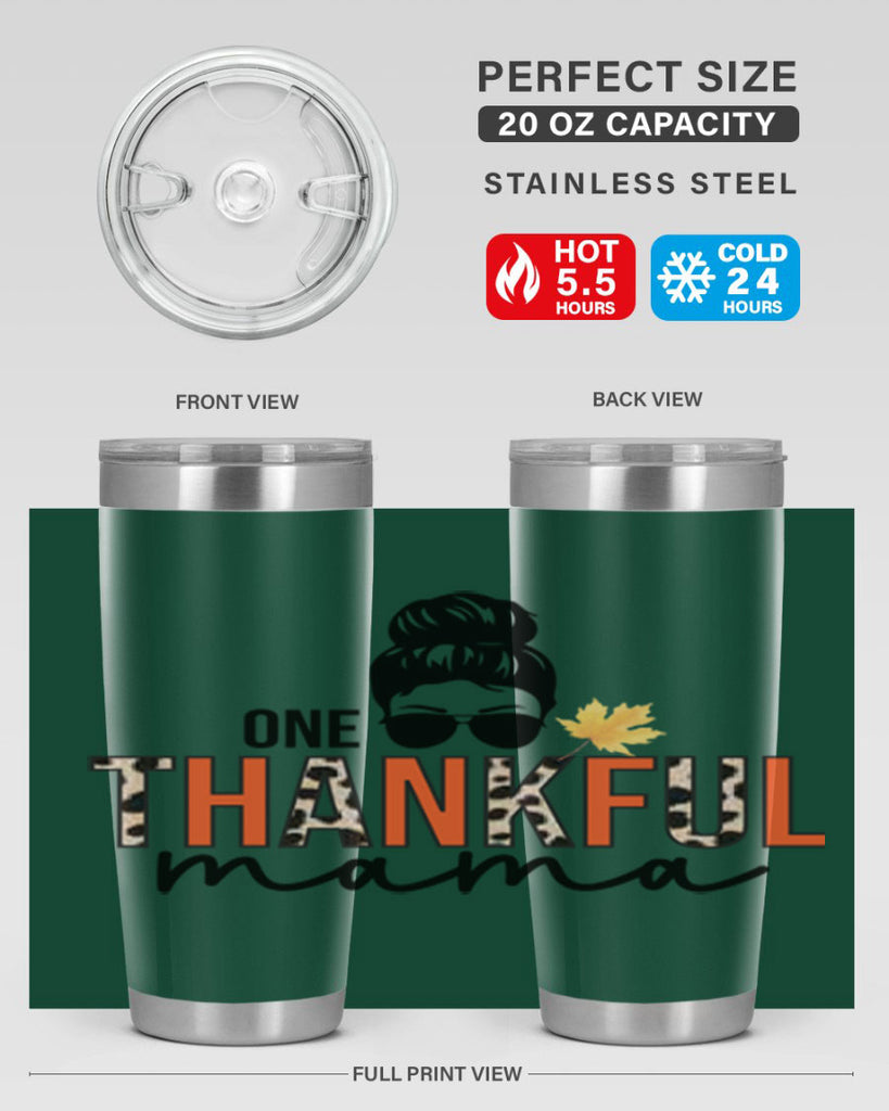 One thankful mama 463#- fall- Tumbler