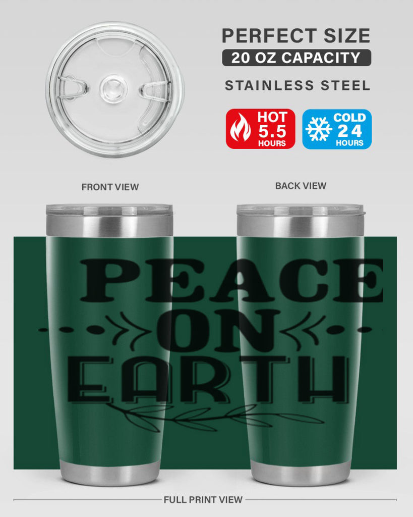Peace on Earth 334#- winter- Tumbler
