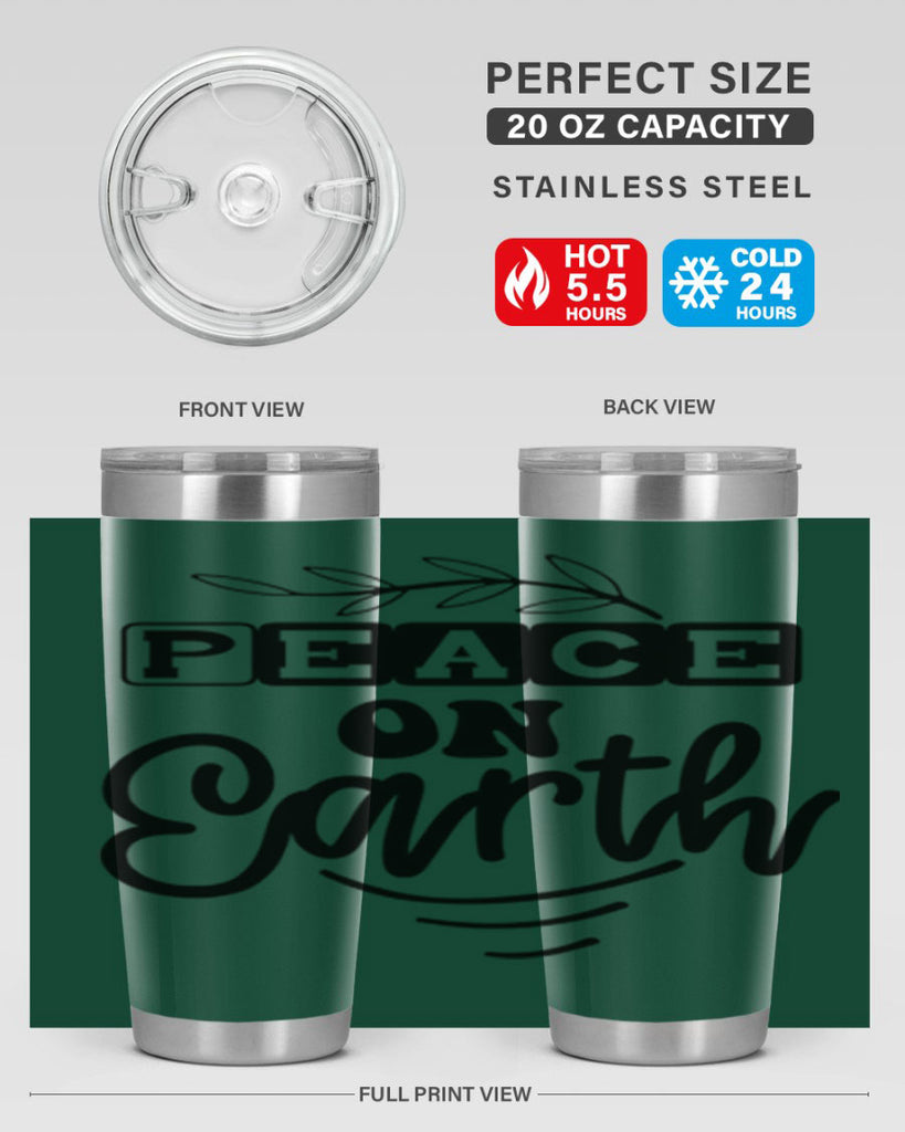Peace on Earth 335#- winter- Tumbler