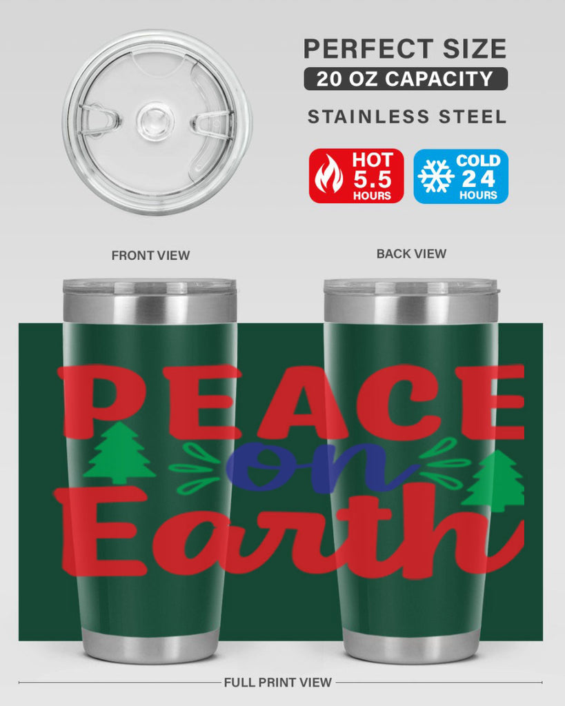 Peace on Earth 336#- winter- Tumbler