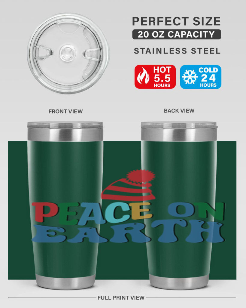 Peace on Earth 337#- winter- Tumbler