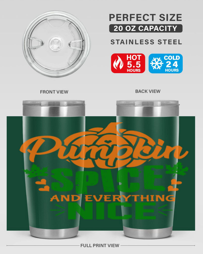 Pumpkin Spice and Everything Nice 538#- fall- Tumbler