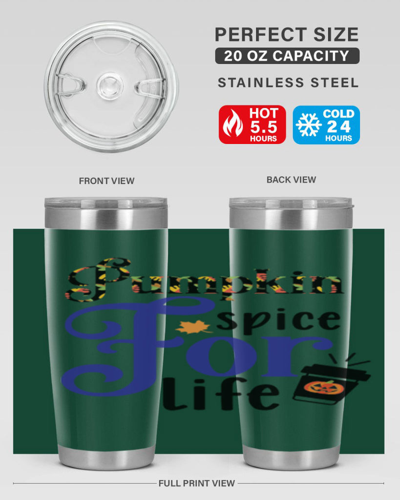 Pumpkinspiceforlife 566#- fall- Tumbler