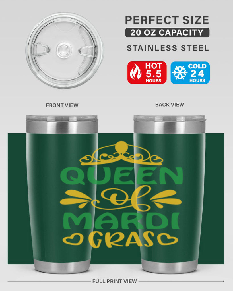 Queen Of Mardi Gras 134#- fashion- Cotton Tank