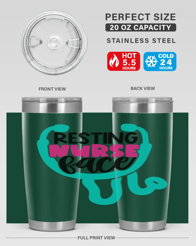Resting Nurse Face Style Style 57#- nurse- tumbler