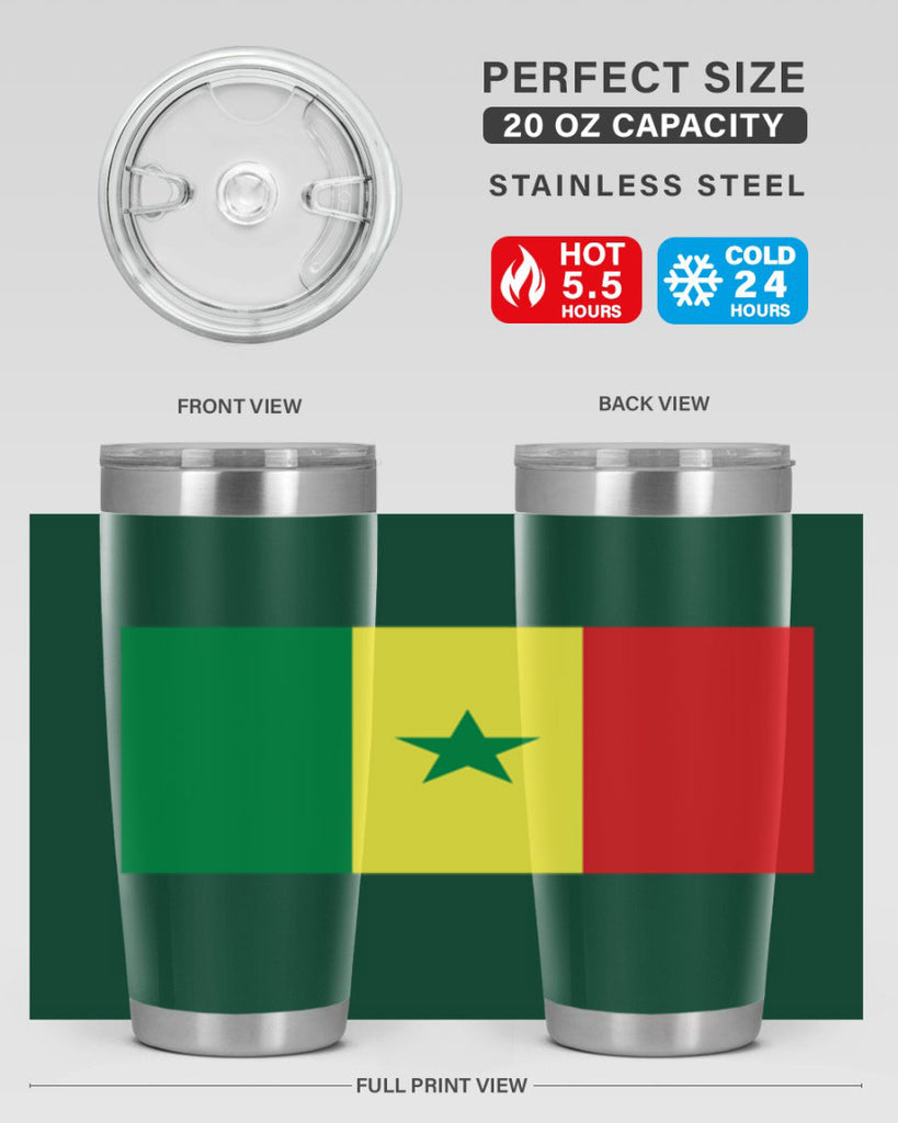 Senegal 45#- world flags- Tumbler