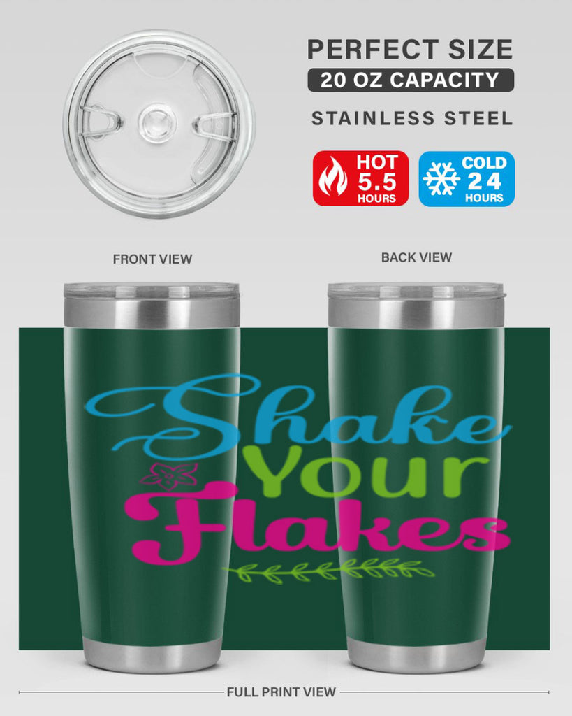 Shake Your Flakes 356#- winter- Tumbler