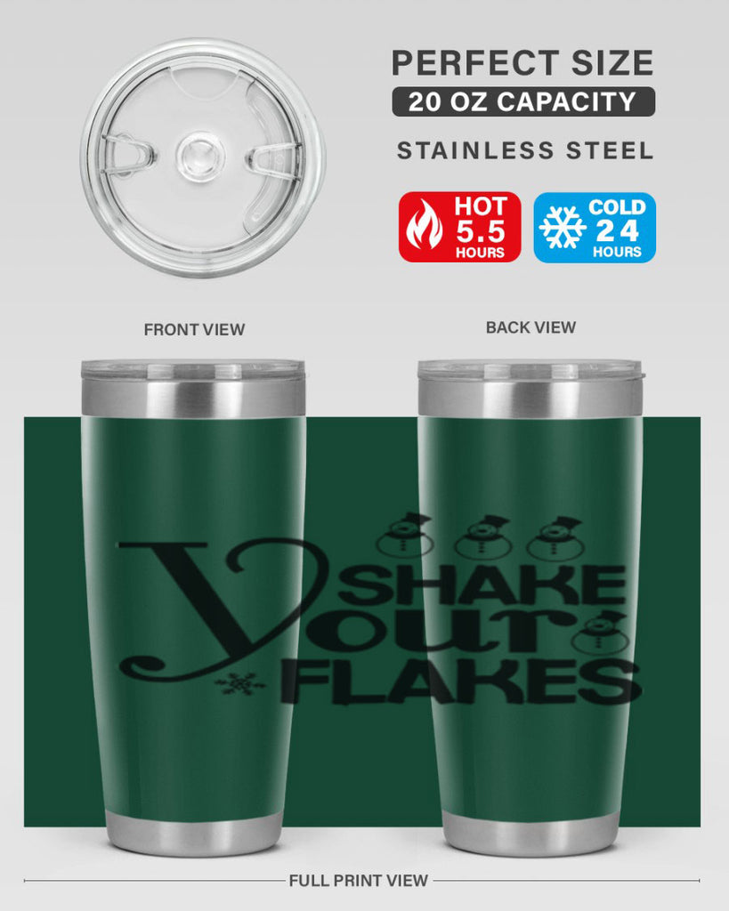 Shake Your Flakes 357#- winter- Tumbler