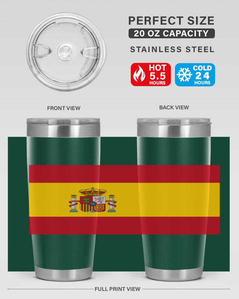 Spain 33#- world flags- Tumbler