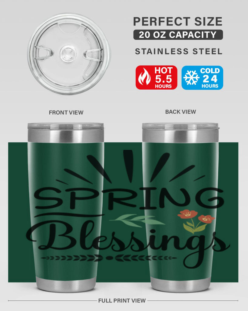 Spring Blessings  482#- spring- Tumbler