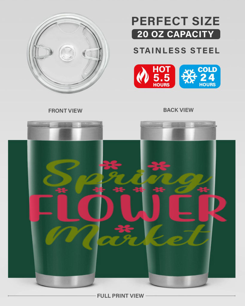 Spring Flower Market 423#- spring- Tumbler
