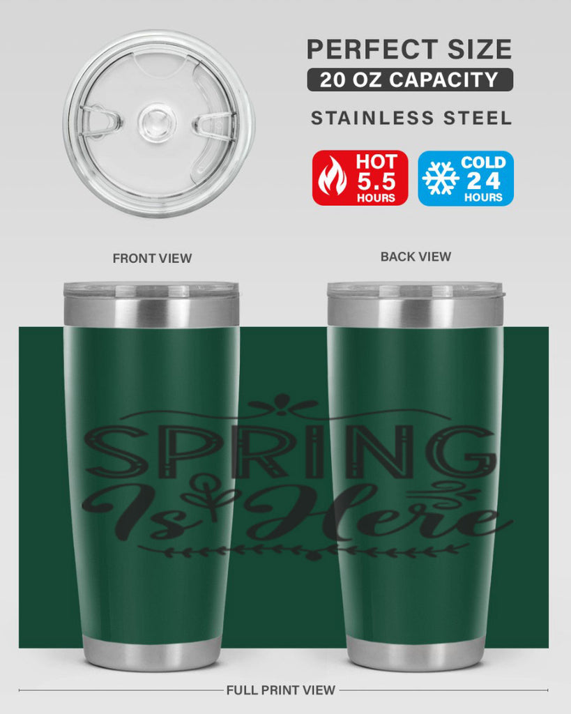 Spring is here 441#- spring- Tumbler